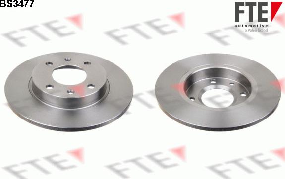 FTE BS3477 - Тормозной диск autosila-amz.com