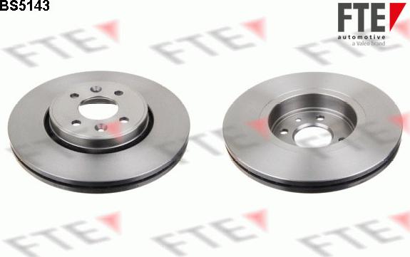 FTE BS5143 - Тормозной диск autosila-amz.com