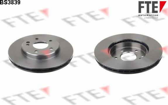 FTE 9072024 - Тормозной диск autosila-amz.com