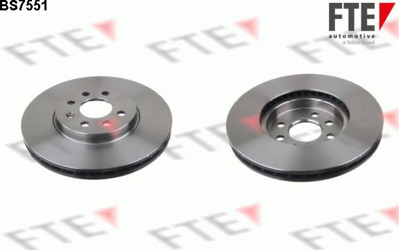 FTE 9072149 - Тормозной диск autosila-amz.com
