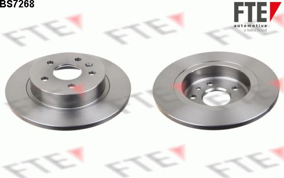 FTE BS7268 - Тормозной диск autosila-amz.com