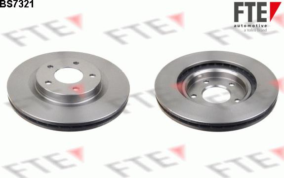FTE 9072182 - Тормозной диск autosila-amz.com