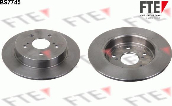 FTE 9072348 - Тормозной диск autosila-amz.com