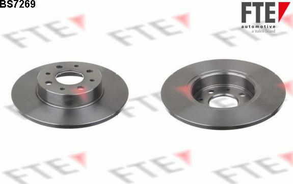 FTE 9072325 - Тормозной диск autosila-amz.com