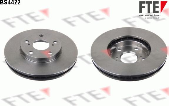 FTE BS4422 - Тормозной диск autosila-amz.com
