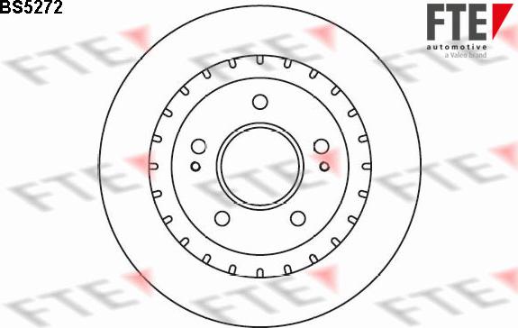 FTE BS5272 - Тормозной диск autosila-amz.com