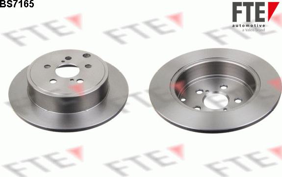 FTE BS7165 - Тормозной диск autosila-amz.com