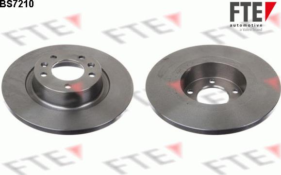 FTE BS7210 - Тормозной диск autosila-amz.com