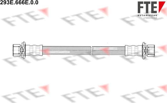 FTE 9240458 - Тормозной шланг autosila-amz.com