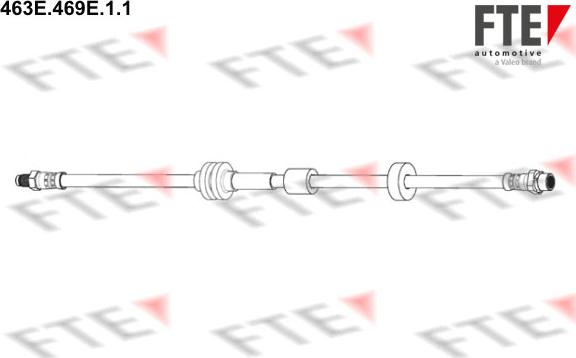 FTE 463E.469E.1.1 - Тормозной шланг autosila-amz.com