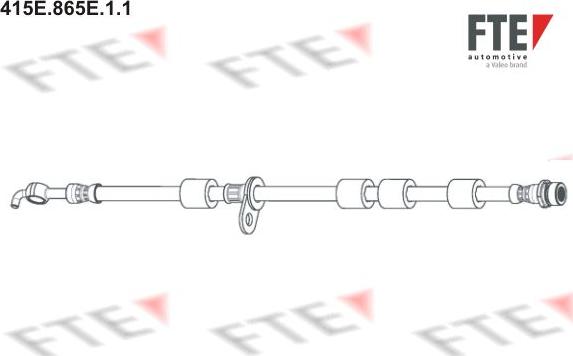 FTE 415E.865E.1.1 - Тормозной шланг autosila-amz.com
