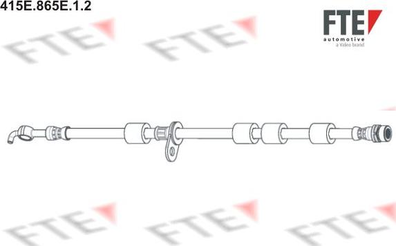 FTE 415E.865E.1.2 - Тормозной шланг autosila-amz.com