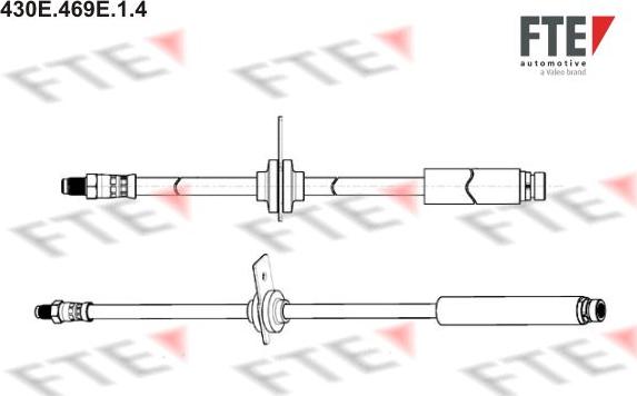 FTE 430E.469E.1.4 - Тормозной шланг autosila-amz.com