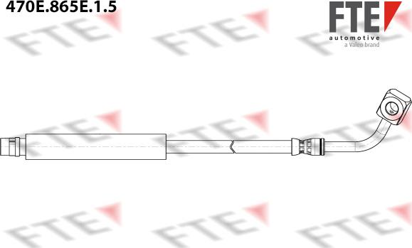 FTE 9240968 - Тормозной шланг autosila-amz.com