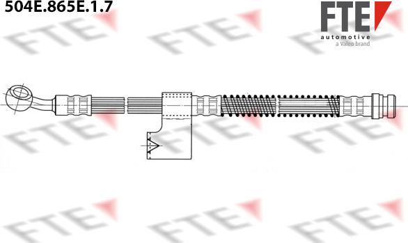 FTE 504E.865E.1.7 - Тормозной шланг autosila-amz.com