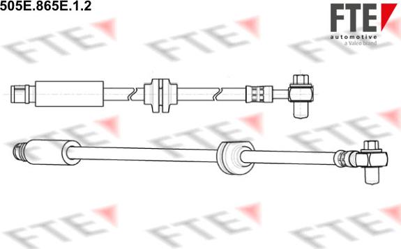 FTE 505E.865E.1.2 - Тормозной шланг autosila-amz.com