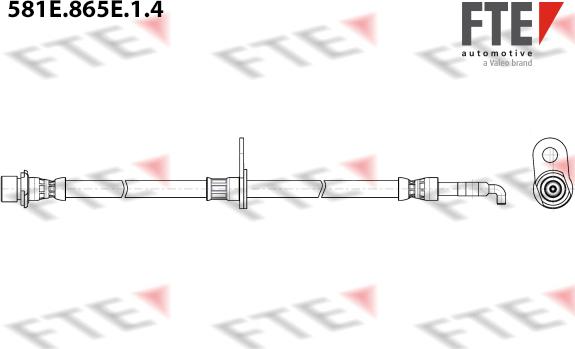 FTE 581E.865E.1.4 - Тормозной шланг autosila-amz.com