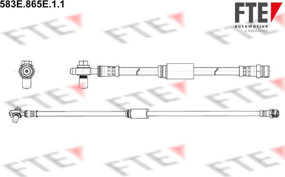 FTE 583E.865E.1.1 - Тормозной шланг autosila-amz.com