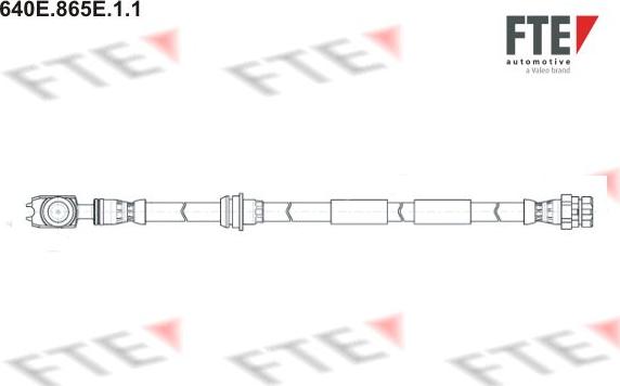 FTE 640E.865E.1.1 - Тормозной шланг autosila-amz.com