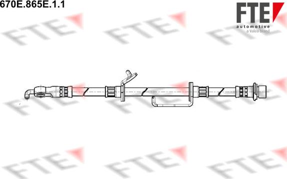 FTE 670E.865E.1.1 - Тормозной шланг autosila-amz.com