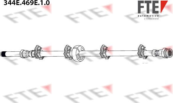 FTE 344E.469E.1.0 - Тормозной шланг autosila-amz.com