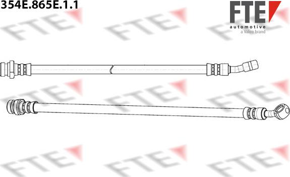 FTE 9240525 - Тормозной шланг autosila-amz.com