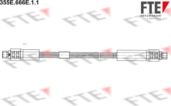 FTE 9240528 - Тормозной шланг autosila-amz.com
