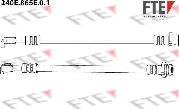 FTE 240E.865E.0.1 - Тормозной шланг autosila-amz.com