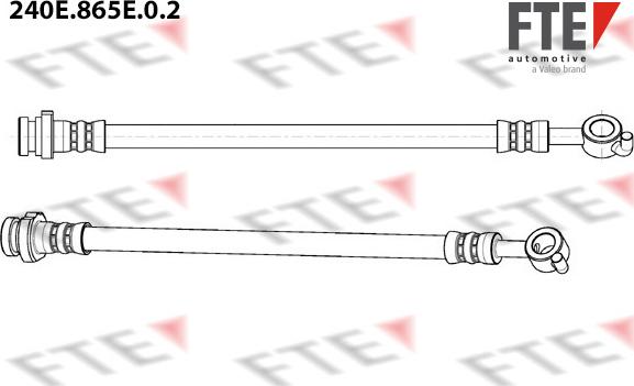 FTE 240E.865E.0.2 - Тормозной шланг autosila-amz.com