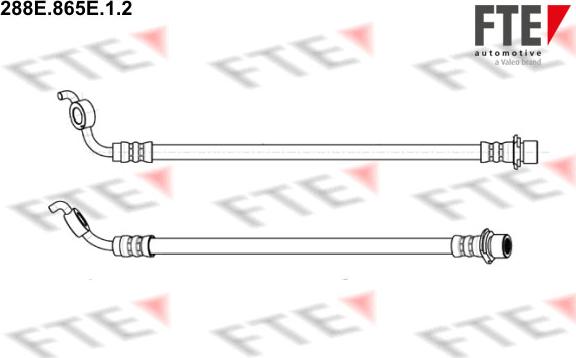 FTE 288E.865E.1.2 - Тормозной шланг autosila-amz.com