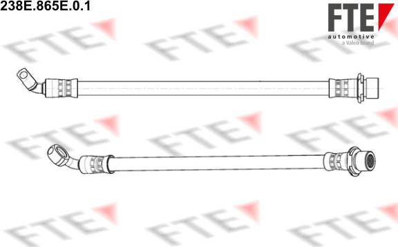 FTE 9240400 - Тормозной шланг autosila-amz.com