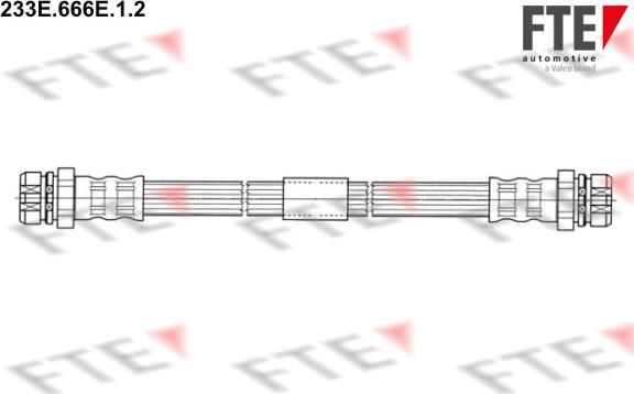 FTE 233E.666E.1.2 - Тормозной шланг autosila-amz.com