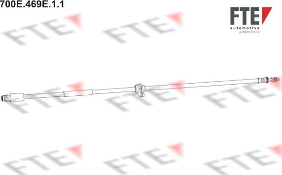 FTE 700E.469E.1.1 - Тормозной шланг autosila-amz.com