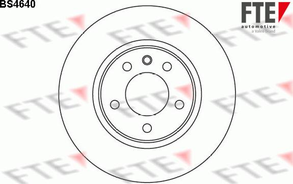 FTE BS4640 - Тормозной диск autosila-amz.com