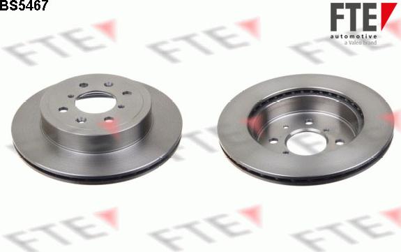 FTE BS5467 - Тормозной диск autosila-amz.com