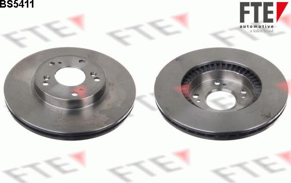 FTE BS5411 - Тормозной диск autosila-amz.com