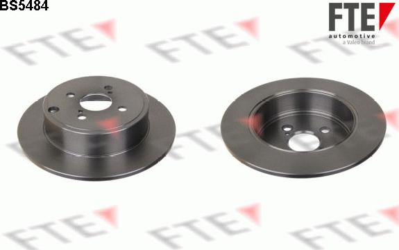 FTE BS5484 - Тормозной диск autosila-amz.com