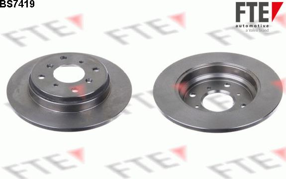 FTE BS7419 - Тормозной диск autosila-amz.com