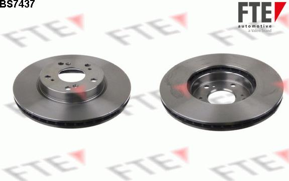 FTE BS7437 - Тормозной диск autosila-amz.com