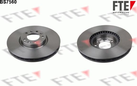 FTE BS7560 - Тормозной диск autosila-amz.com