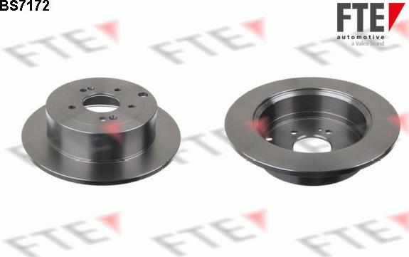 FTE BS7172 - Тормозной диск autosila-amz.com