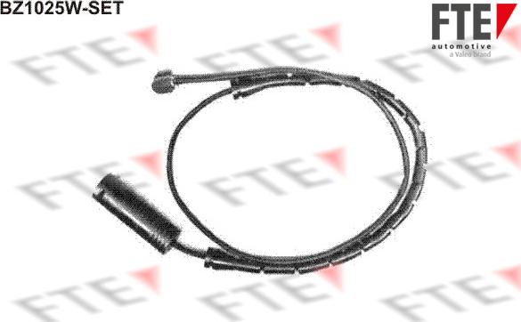 FTE BZ1025W-SET - Сигнализатор, износ тормозных колодок autosila-amz.com
