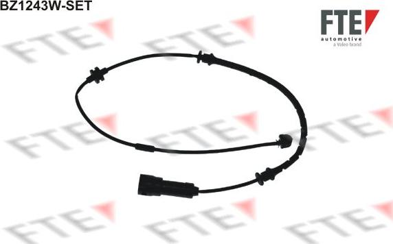 FTE BZ1243W-SET - Сигнализатор, износ тормозных колодок autosila-amz.com