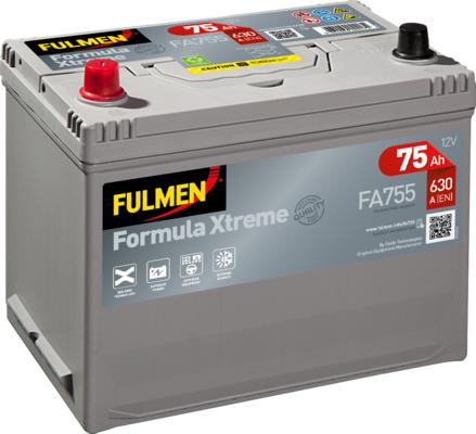 Fulmen FA755 - Стартерная аккумуляторная батарея, АКБ autosila-amz.com