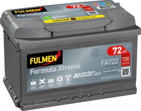 Fulmen FA722 - Стартерная аккумуляторная батарея, АКБ autosila-amz.com