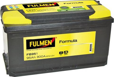 Fulmen FB951 - Стартерная аккумуляторная батарея, АКБ autosila-amz.com