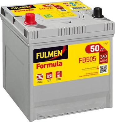 Fulmen FB505 - Стартерная аккумуляторная батарея, АКБ autosila-amz.com