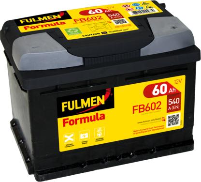 Fulmen FB602 - Стартерная аккумуляторная батарея, АКБ autosila-amz.com