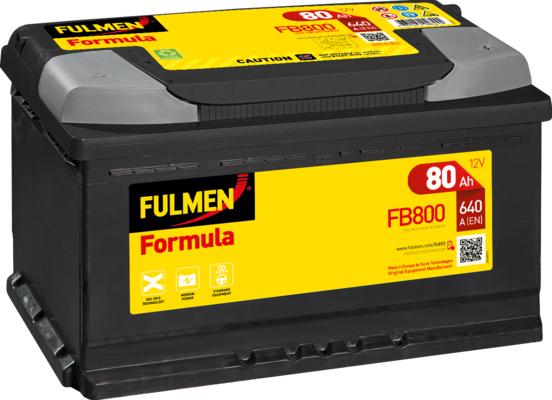 Fulmen FB800 - Стартерная аккумуляторная батарея, АКБ autosila-amz.com