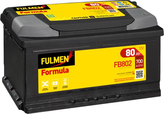 Fulmen FB802 - Стартерная аккумуляторная батарея, АКБ autosila-amz.com